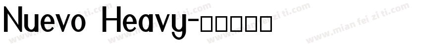 Nuevo Heavy字体转换